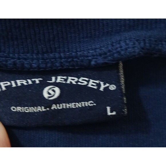 Penn State Nittany Lions Women's L Spirit Jersey Oversized V-Neck Navy Tee NCAA - Picture 8 of 9